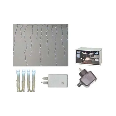 TENDA SFALSATA150 LED BIANCO FREDDO PER ESTERNO CON GIOCO LUCI