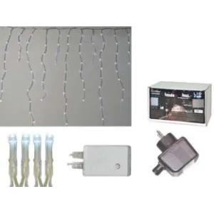 TENDA SFALSATA150 LED BIANCO FREDDO PER ESTERNO CON GIOCO LUCI