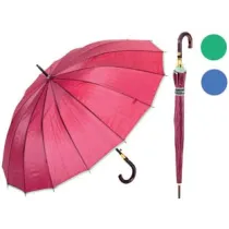 OMBRELLO LUNGO AUTOMATICO 16 STECCHE MOD. DONNA