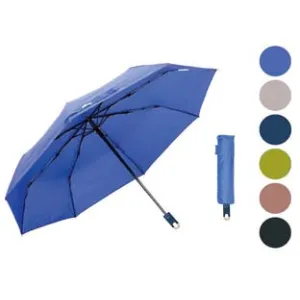 OMBRELLO PIEGHEVOLE MINI AUTOMATICO 8 STECCHE TINTA UNITA