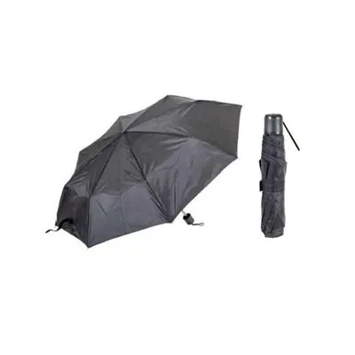 OMBRELLO PIEGHEVOLE SUPER MINI CON CUSTODIA IN PVC NERO