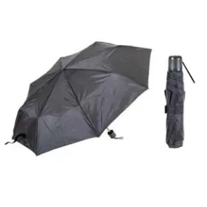 OMBRELLO PIEGHEVOLE SUPER MINI CON CUSTODIA IN PVC NERO