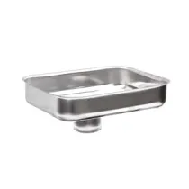 IMBUTO PIATTO IN ACCIAIO INOX PER TRITACARNE ELETTRICO