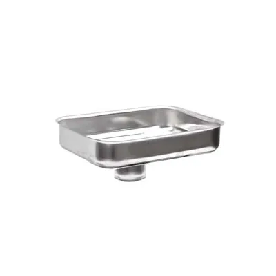 IMBUTO PIATTO IN ACCIAIO INOX PER TRITACARNE ELETTRICO