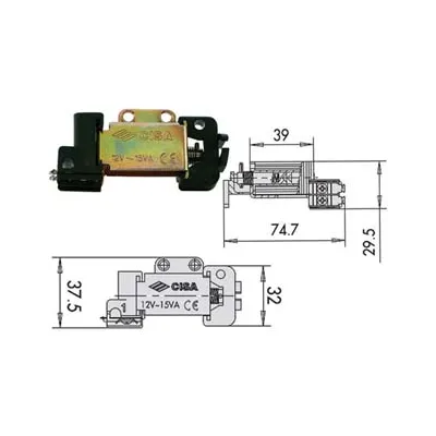 BOBINE TENSIONE 12V PER SERRATURA ELETTRICA