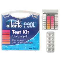 KIT TESTER CLORO E PH CON REAGENTI  IN PASTIGLIE 10X4 TABLETS