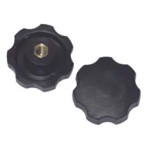 VOLANTINO CON BUSSOLA IN FERRO FILETTATA IN ABS NERO