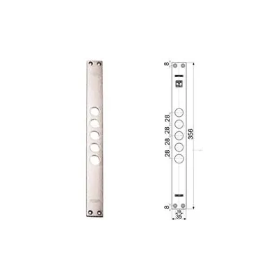 CONTROPIASTRE PER SERRATURE PORTE BLINDATE 94254