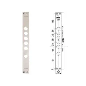 CONTROPIASTRE PER SERRATURE PORTE BLINDATE 94275