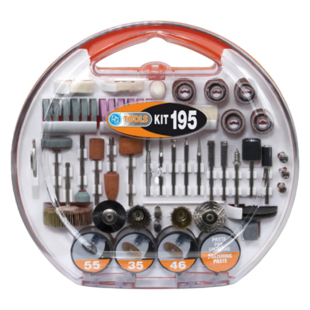 ACCESSORI PER MINI TRAPANO IN KIT kit 195 pezzi ACCESSORI PER MINI TRAPANO IN KIT kit 195 pezzi