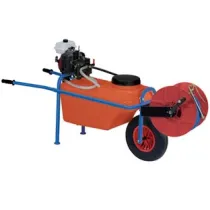POMPA ALTA PRESSIONE ALISEO MOTORE 4T 2 HP CON CARRELLO E TUBO