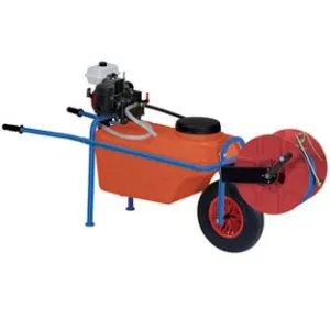 POMPA ALTA PRESSIONE ALISEO MOTORE 4T 2 HP CON CARRELLO E TUBO