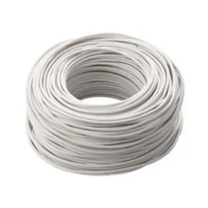 CAVETTO ACCIAIO OTTONATO RIVESTITO IN PVC BIANCO