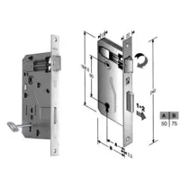 SERRATURA A BUSSOLA PATENT DA INFILARE BORDO QUADRO CROMATO