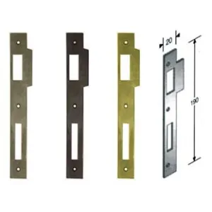 CONTROPIASTRA PER SERRATURA A BUSSOLA PATENT BORDO QUADRO