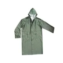 IMPERMEABILE CAPPOTTO IN PVC BISPALMATO PLP VERDE