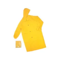 IMPERMEABILE CAPPOTTO IN PVC BISPALMATO PLP GIALLO