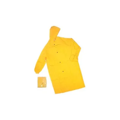 IMPERMEABILE CAPPOTTO IN PVC BISPALMATO PLP GIALLO