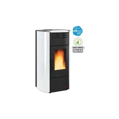TERMOSTUFA A PELLET RAFFAELLA IDRO H15 19 KW BIANCO (CONTO TERMICO)