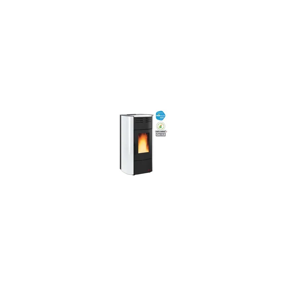 TERMOSTUFA A PELLET RAFFAELLA IDRO H15 19 KW BIANCO (CONTO TERMICO)