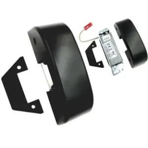 INCONTRO ELETTRICO PER MANIGLIONE ANTIPANICO SERIE IDEA BASE PUSH NERO