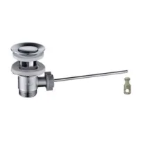 PILETTA SCARICO AUTOMATICO PER LAVABO IN OTTONE CROMATO
