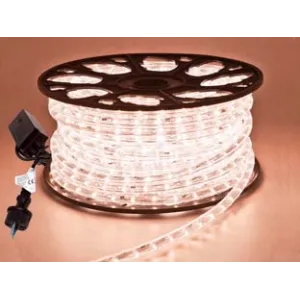 TUBO LUMINOSO 1200 LED 3VIE BIANCO CALDO USI INT.EST.C/GIOCO LUCI MT50