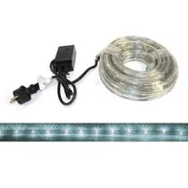 TUBO LUMINOSO 216 LED 3VIE BIANCO FREDDO USO INT.EST.C/GIOCO LUCI MT10