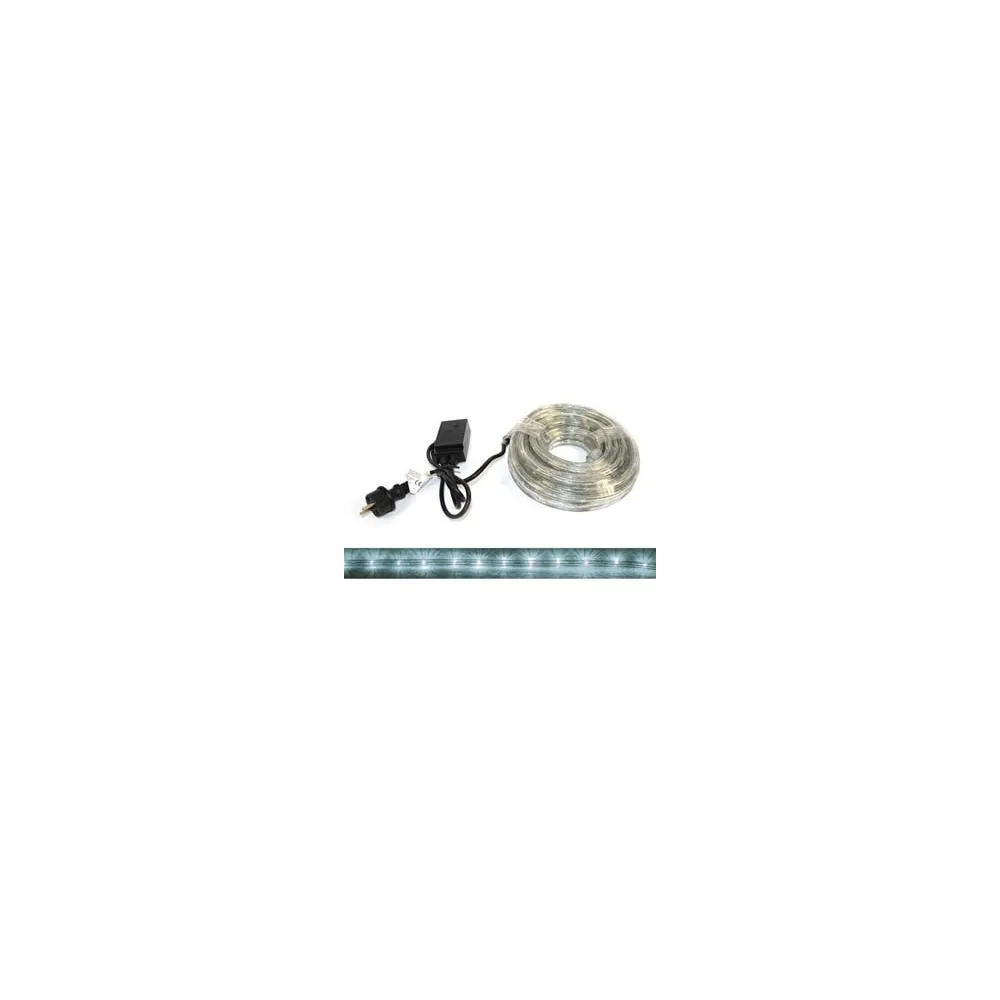TUBO LUMINOSO 216 LED 3VIE BIANCO FREDDO USO INT.EST.C/GIOCO LUCI MT10
