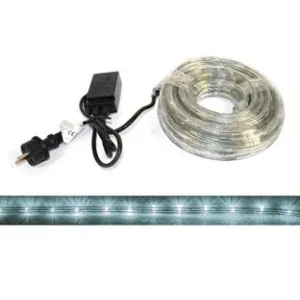 TUBO LUMINOSO 216 LED 3VIE BIANCO FREDDO USO INT.EST.C/GIOCO LUCI MT10