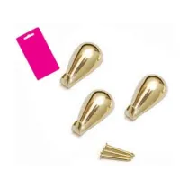 GANCI PER QUADRI A GOCCIA ORO IN BLISTER