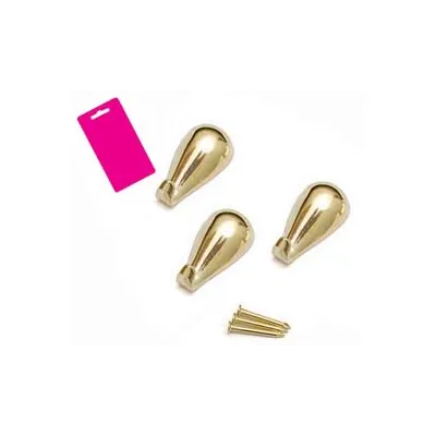 GANCI PER QUADRI A GOCCIA ORO IN BLISTER