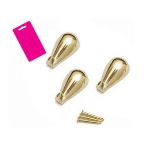 GANCI PER QUADRI A GOCCIA ORO IN BLISTER