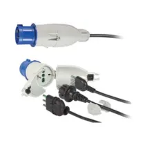 ADATTATORE INDUSTRIALE SPINA 2 POLI + TERRA 16A PER PRESA SCHUKO IP44