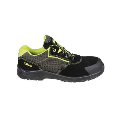 SCARPA BASSA IN PELLE SCAMOSCIATA 7223PEK S1P
