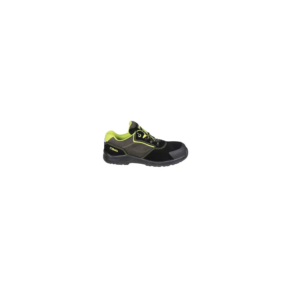 SCARPA BASSA IN PELLE SCAMOSCIATA 7223PEK S1P
