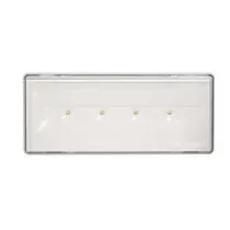 LAMPADA EMERGENZA LED DA PARETE E DA INCASSO STILE +