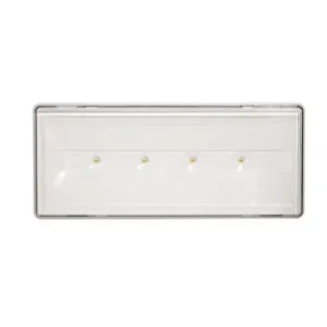 LAMPADA EMERGENZA LED DA PARETE E DA INCASSO STILE +