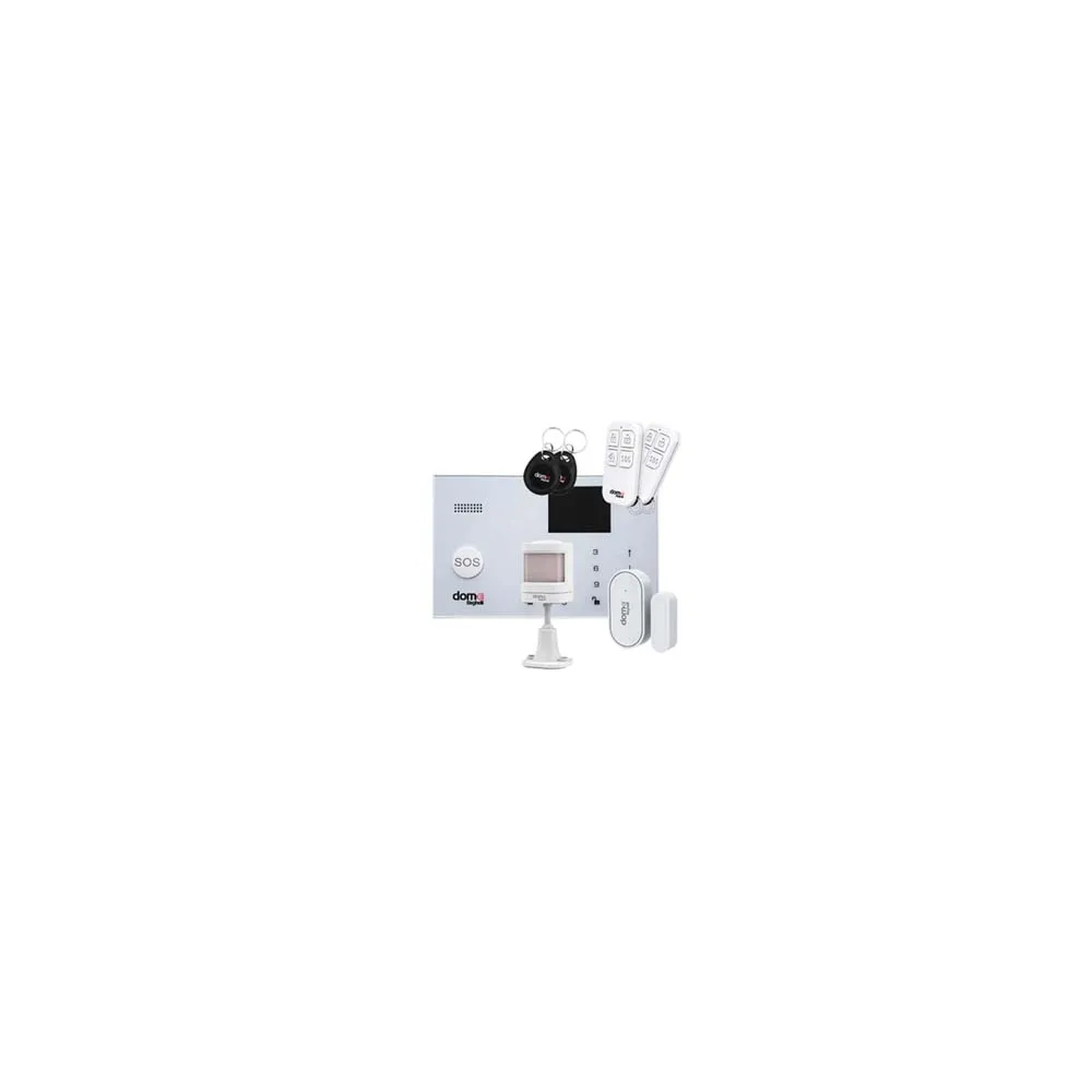 KIT DI ALLARME WIRELESS WIFI/GSM PRONTO ALL'USO DOM-E