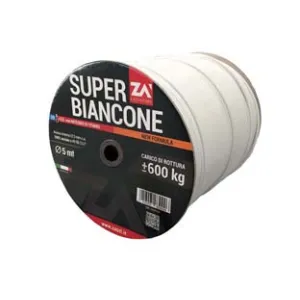 CAVETTO ACCIAIO ZINCATO RIVESTITO IN PVC BIANCO IN BOBINE