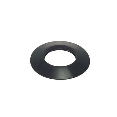 ANELLO PER STUFE A PELLET NERO OPACO IN SILICONE MM.1