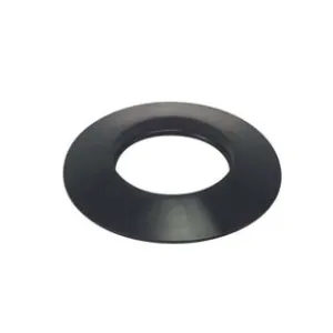ANELLO PER STUFE A PELLET NERO OPACO IN SILICONE MM.1