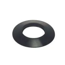 ANELLO PER STUFE A PELLET NERO OPACO IN SILICONE MM.1
