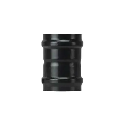RACCORDO F/F PER STUFE A PELLET NERO OPACO PESANTE MM.1