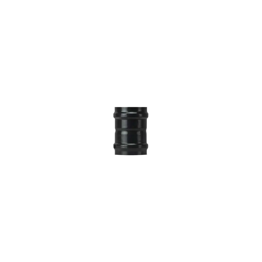 RACCORDO F/F PER STUFE A PELLET NERO OPACO PESANTE MM.1