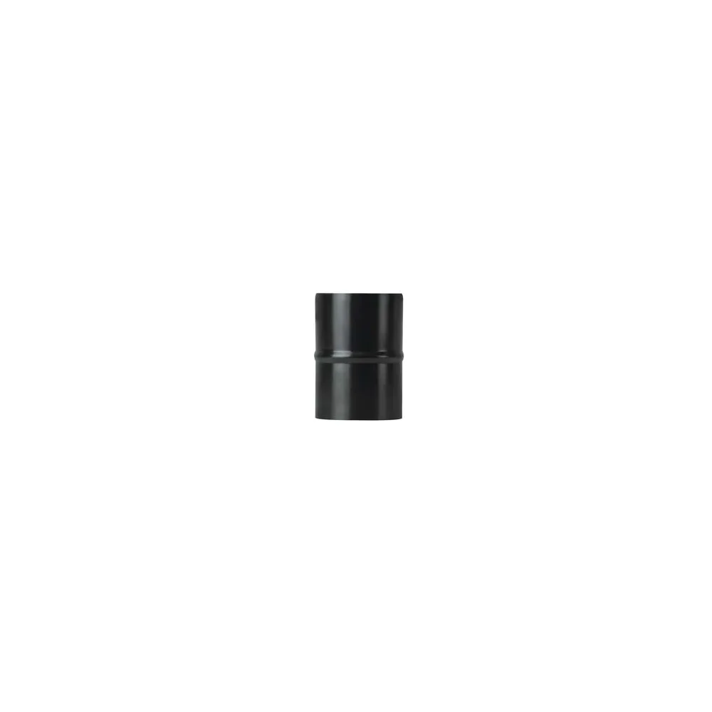 RACCORDO M/M PER STUFE A PELLET NERO OPACO PESANTE MM.1