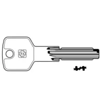 CHIAVI PUNZONATE PER CILINDRI CISA 6+7 SPINE CS172
