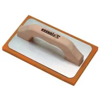 FRATTONE GOMMASPUGNA PER INTONACO BASE ALLUMINIO E MANICO IN LEGNO
