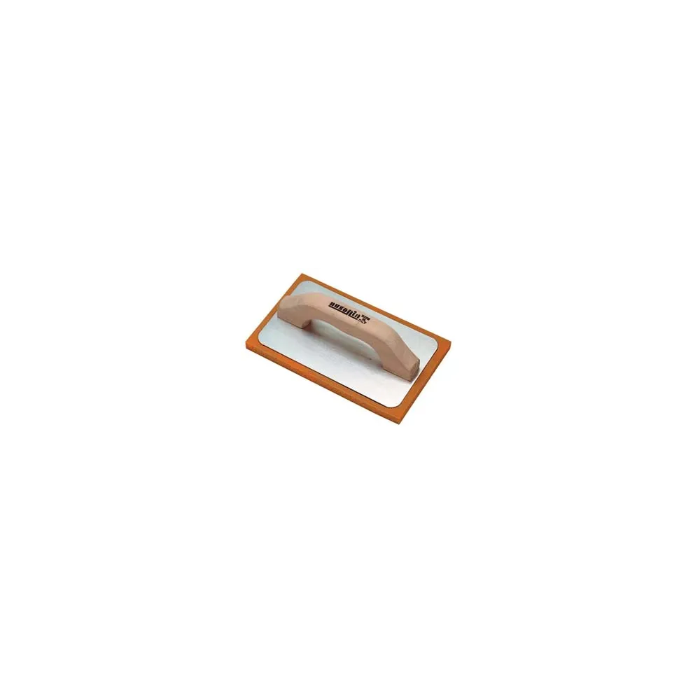 FRATTONE GOMMASPUGNA PER INTONACO BASE ALLUMINIO E MANICO IN LEGNO