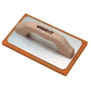 FRATTONE GOMMASPUGNA PER INTONACO BASE ALLUMINIO E MANICO IN LEGNO